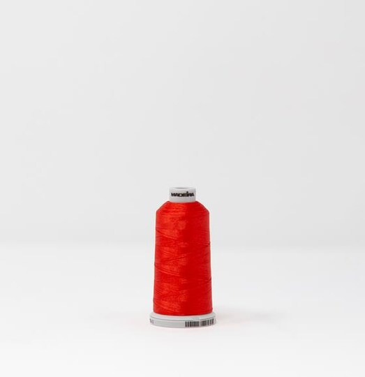 Polyneon Machine Embroidery Thread -- 1,100 yards spool -- Raspberry Punch Red Color, Ref. #1754 by Madeira®